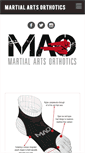 Mobile Screenshot of martialartsorthotics.com